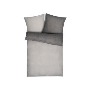 Dobnig Flanelová posteľná bielizeň, sivá (200 x 220 cm)