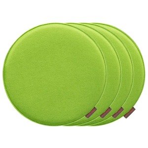 MAGMA Podložka na sedenie Avaro, 4 kusy (zelená, okrúhly)