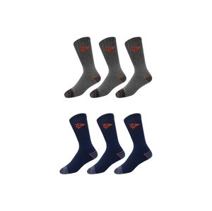 DUNLOP Pánske pracovné ponožky, 3 páry (39/42, navy modrá)