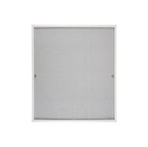 LIVARNO home Hliníková sieťka proti hmyzu na okno, ultra plochá, 130 x 150 cm (biela)