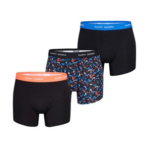 Happy Shorts Pánske boxerky, 3 kusy (XL, neónová)