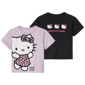 Dievčenské tričko, 2 kusy (110/116, Hello Kitty)