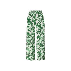 esmara® Dámske letné nohavice (34, zelená/béžová)