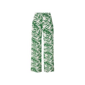 esmara® Dámske letné nohavice (38, zelená/béžová)