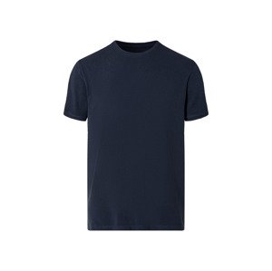 LIVERGY® Pánske bavlnené tričko (S (44/46), navy modrá)
