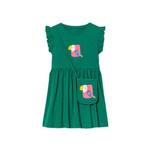 lupilu® Dievčenské šaty (98/104, zelená)