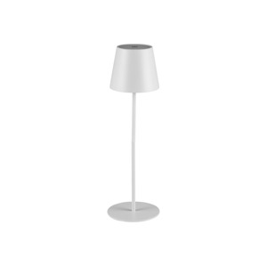 LIVARNO home Aku stolová LED lampa s USB a dotykovým stmievačom (sivá)