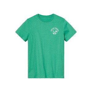 pepperts!® Chlapčenské bavlnené tričko (146/152, zelená)