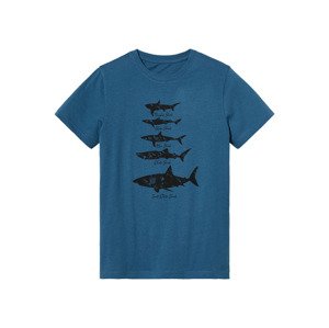 pepperts!® Chlapčenské bavlnené tričko (134/140, modrá)