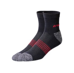 PARKSIDE® Pánske pracovné ponožky, 3 páry (39/42, čierna/červená)
