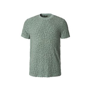 LIVERGY® Pánske froté tričko, zelené (XXL (60/62))