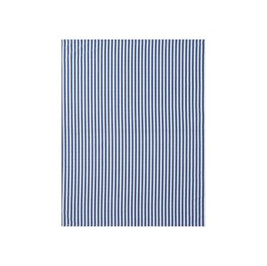 LIVARNO home Obrus/Behúň (130 x 170 cm, obrus pruhy/modrá/biela)