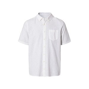 LIVERGY® Pánska košeľa s krátkym rukávom „Regular fit“ (XL (43/44), biela)