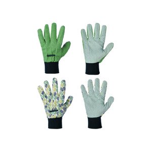 PARKSIDE® Dámske/Pánske záhradné rukavice, 2 páry (7, zelená)