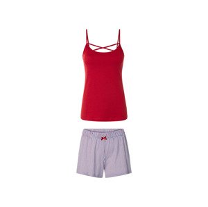 esmara® Dámske krátke pyžamo (XS (32/34), červená)