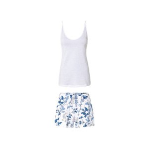 esmara® Dámske krátke pyžamo (XL (48/50), biela)