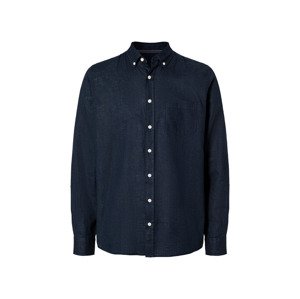 LIVERGY® Pánska košeľa „Regular fit“ (L (41/42), námornícka modrá)