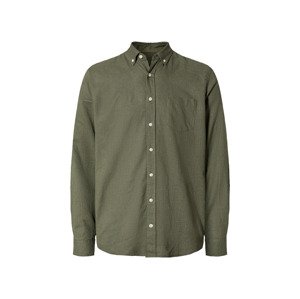 LIVERGY® Pánska košeľa „Regular fit“ (M (39/40), zelená)