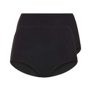 esmara® Dámske bezšvové nohavičky, 2 kusy (XS (32/34), čierna)