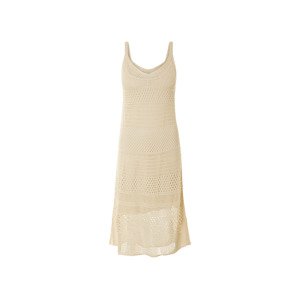 esmara® Dámske háčkované šaty (XS (32/34), béžová)