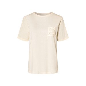 esmara® Dámske tričko (XS (32/34), krémová)