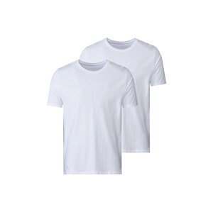 MEXX Pánske spodné tričko Regular Fit, 2 kusy (M, biela, okrúhly výstrih)