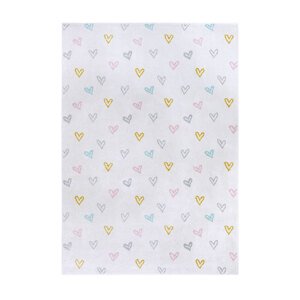 Detský kusový koberec Hanse Home Adventures 105946 Hearts Multicolor 120x170 cm