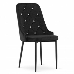 Jedálenská stolička AMORE čierna