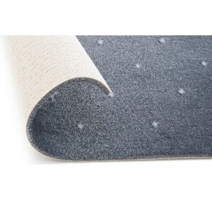 Metrážny koberec GRANDE FLEUR sivý