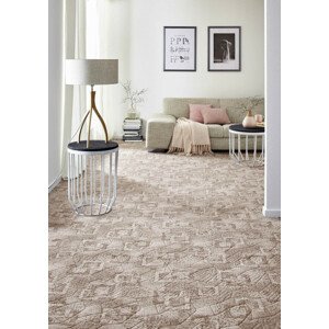 Metrážny koberec BOSSANOVA hnedý