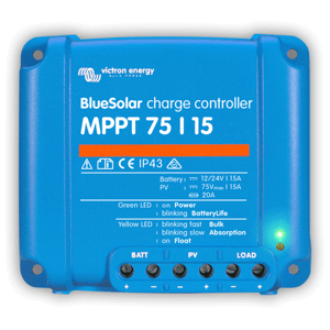 Victron Energy MPPT regulátor nabíjania Victron Energy BlueSolar 75V 15A (zánovné)