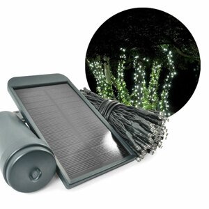 SolarCentre Solárna svetelná reťaz s USB Lumify Solarcentre - 300 LED / 30m studená biela