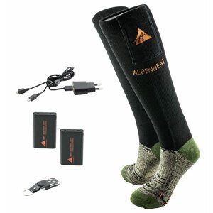 Alpenheat Vyhrievané ponožky Alpenheat FIRE-SOCKS vlna veľkosť M s diaľkovým ovládaním