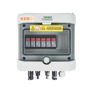 KENO Rozvodná skrinka KENO SH-6 DC s prepäťovou ochranou 1000V typ 1 2x PV string 2x MPPT