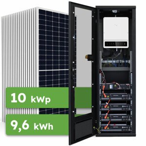 Ecoprodukt Hybrid GoodWe 9,1kWp 9,6kWh RACK 3-fáz predpripravený solárny systém