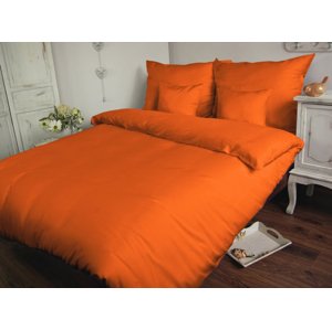 Posteľné obliečky Oranžový Satén Bavlnený satén