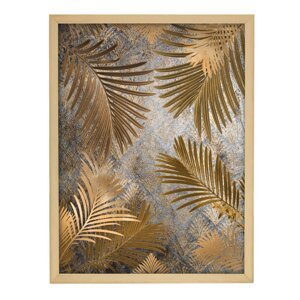 Dekoria Obraz Golden Leaves 30x40cm gold, 30 x 40 cm