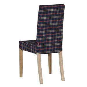 Dekoria Návlek na stoličku Harry (krátky), modro - červené káro, návlek na stoličku Harry krátky, Quadro, 142-68