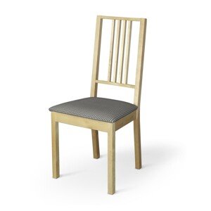 Dekoria Poťah na stoličku Börje, sivo-biele malé káro, poťah na stoličku Börje, Quadro, 136-10