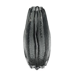 Dekoria Váza Anemos 14x30cm grey black, 14 x 30 cm